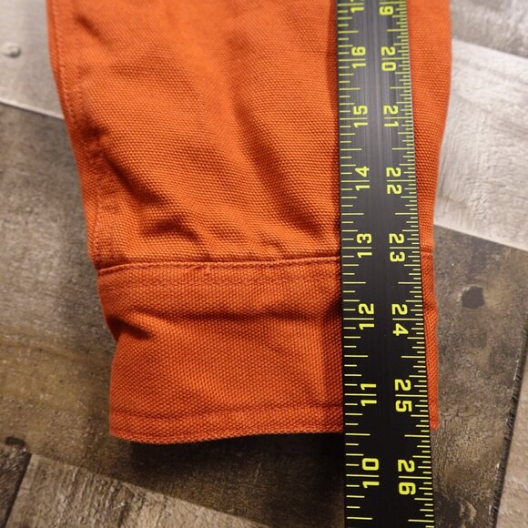 Duluth Trading Hanger Bender Fire Hose Shirt Jac Men's  2XL Lined Rust Orange - Picture 7 of 10